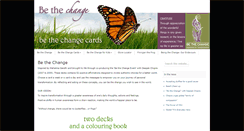 Desktop Screenshot of bethechangecards.com